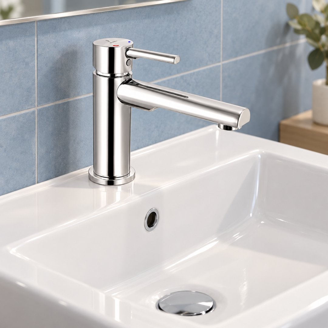 Jaquar JQ-FLP-CHR-5001BPM, single lever basin mixer